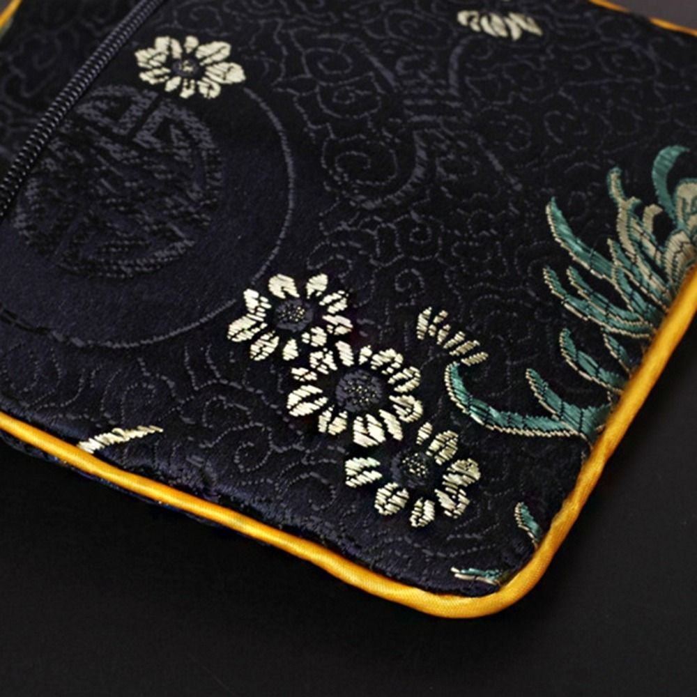 Cloth Embroidery Coin Pouch Fl - Embroidery Wallet reseña y precio