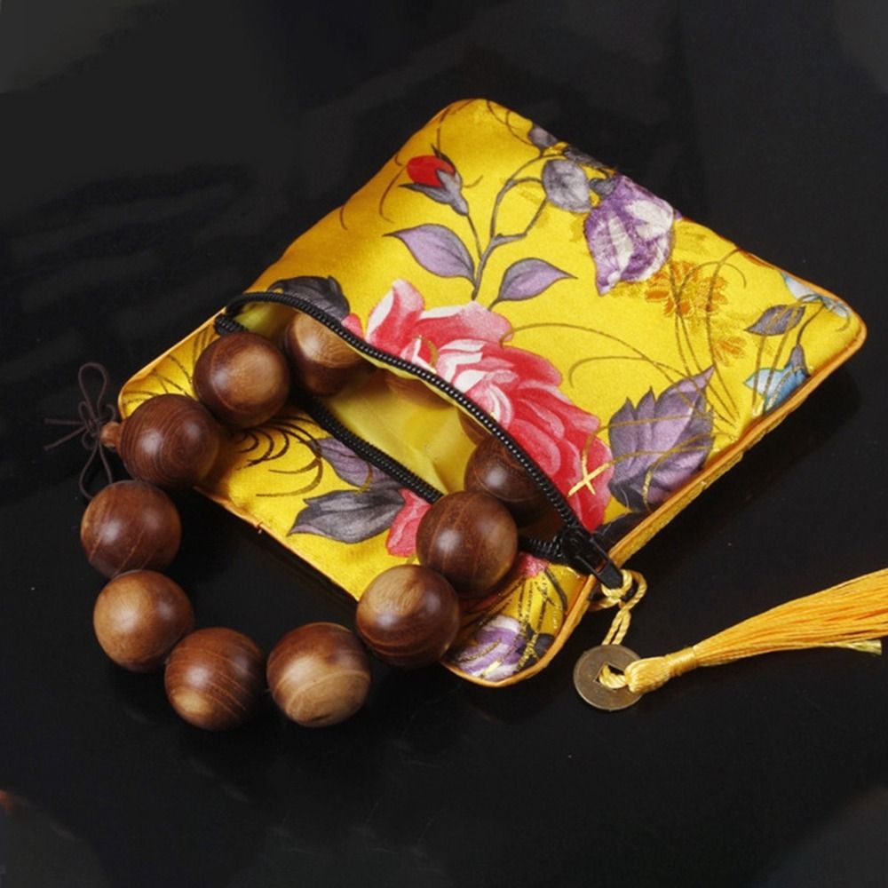 Cloth Embroidery Coin Pouch Fl - Embroidery Wallet reseña y precio