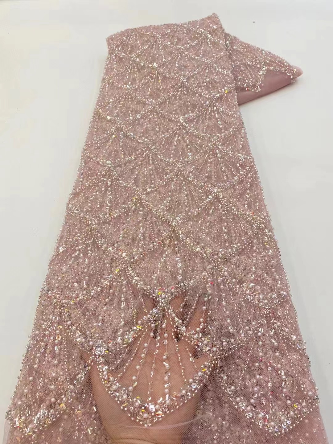African Tulle Lace Fabric 2026 - Embroidery Net Dress reseña y precio