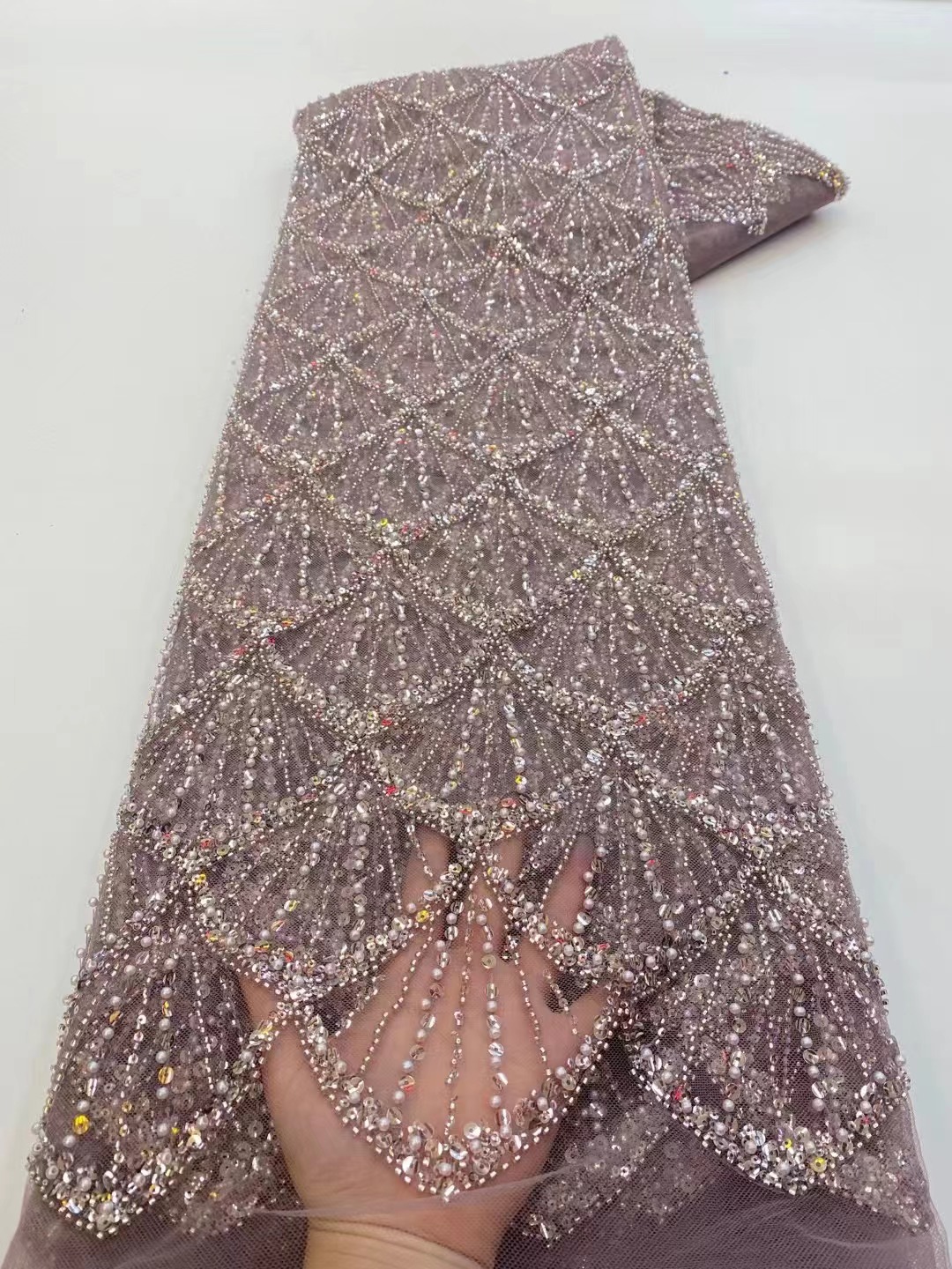 African Tulle Lace Fabric 2026 - Embroidery Net Dress reseña y precio