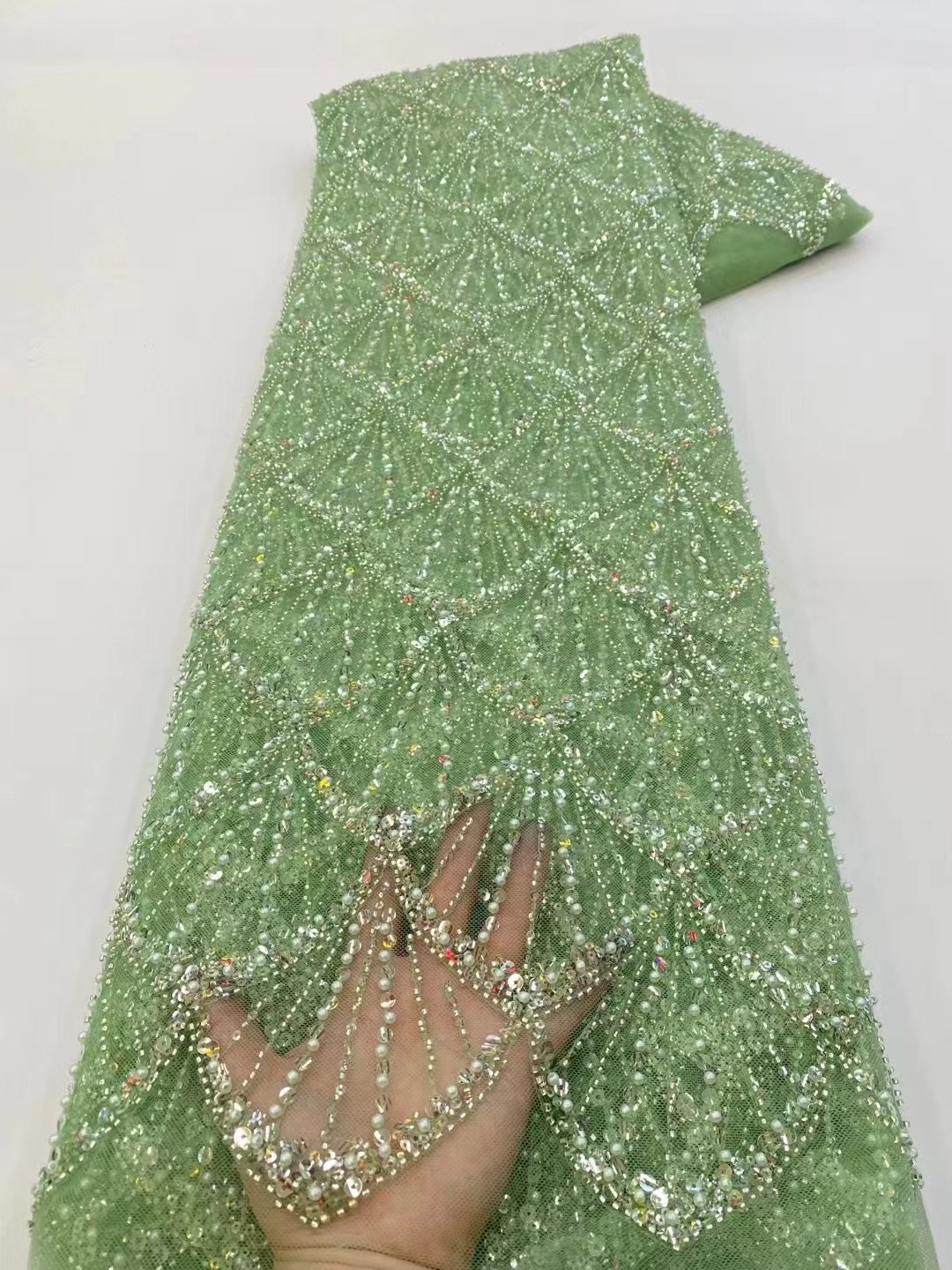 African Tulle Lace Fabric 2026 - Embroidery Net Dress reseña y precio