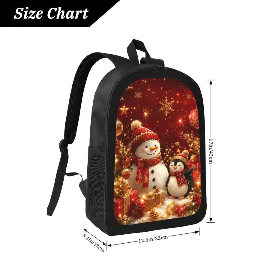 Christmas Snowman Penguin Prin - Embroidery Print reseña y precio