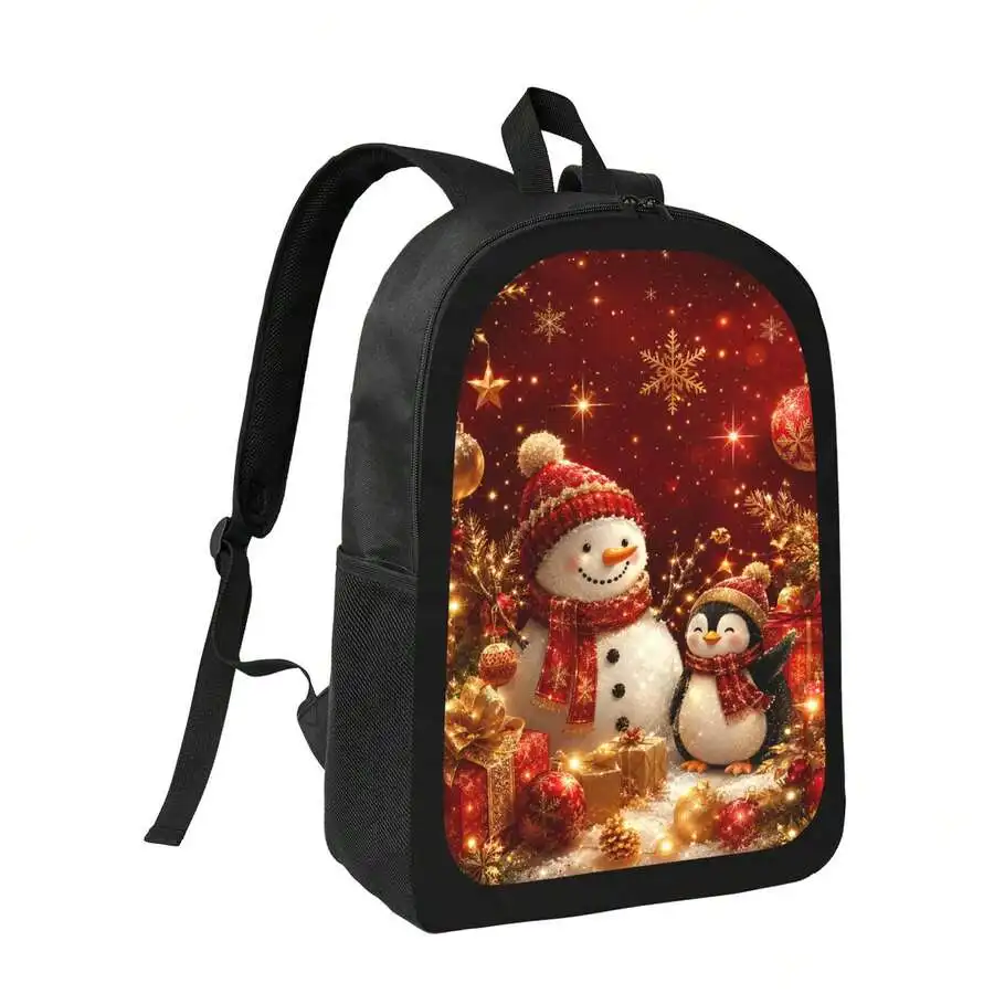 Christmas Snowman Penguin Prin - Embroidery Print reseña y precio