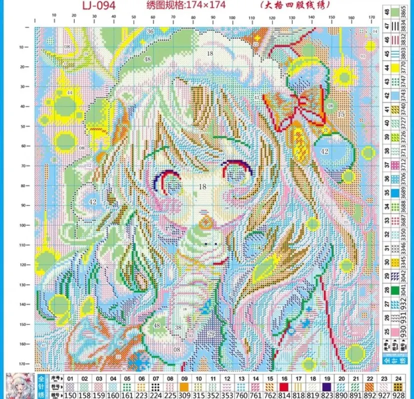 9ct 60x60cm Ice Cream Girl Emb - Embroidery Kurta Men reseña y precio