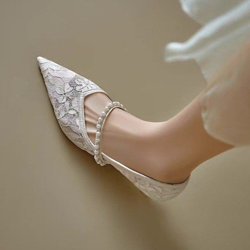 Sexy Lace Embroidery High Heel - Embroidery Lace reseña y precio