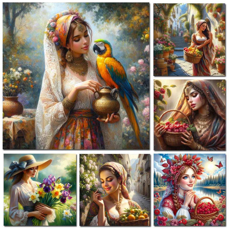 1pc frameless Diamond Painting - Embroidery Flower reseña y precio