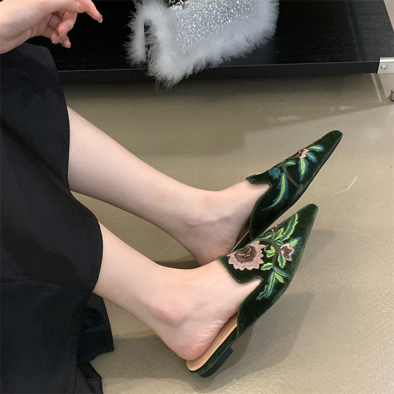 2026 New Women's Shoes Embroid - Embroidery Flower reseña y precio