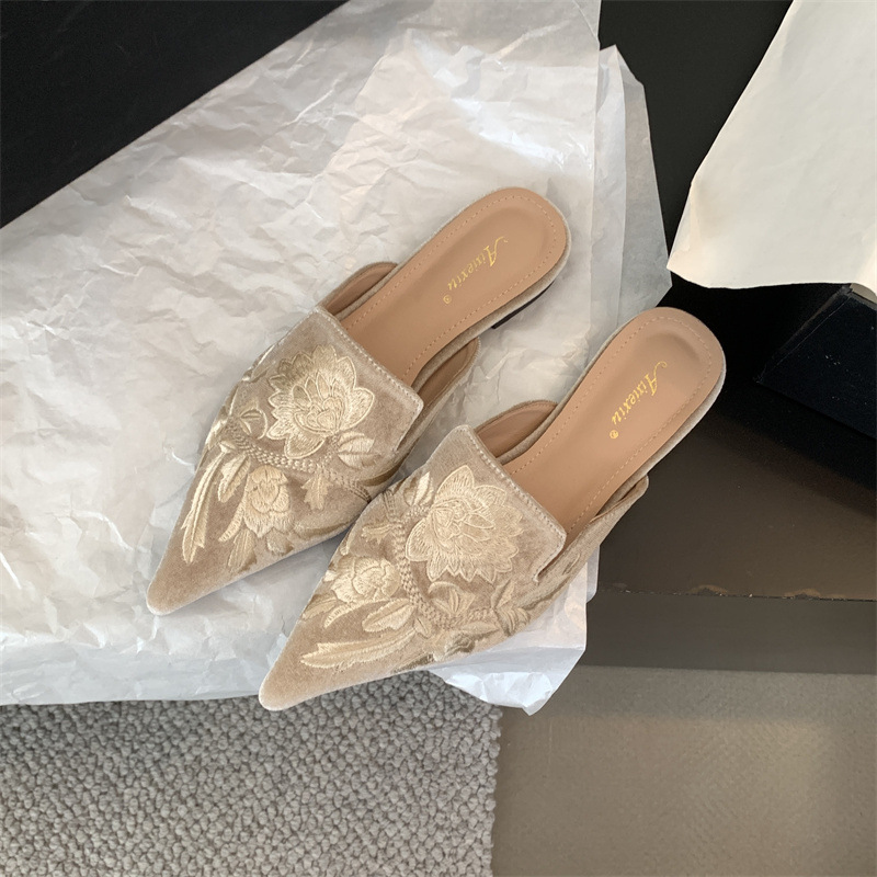 2026 New Women's Shoes Embroid - Embroidery Flower reseña y precio