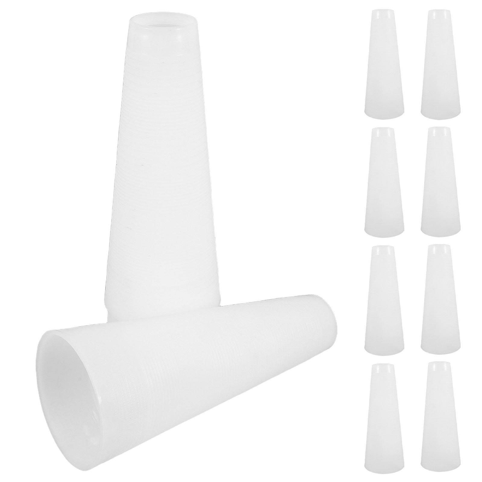 10Pcs Plastic Yarn Cones Taper - Embroidery Thread Yarn reseña y precio