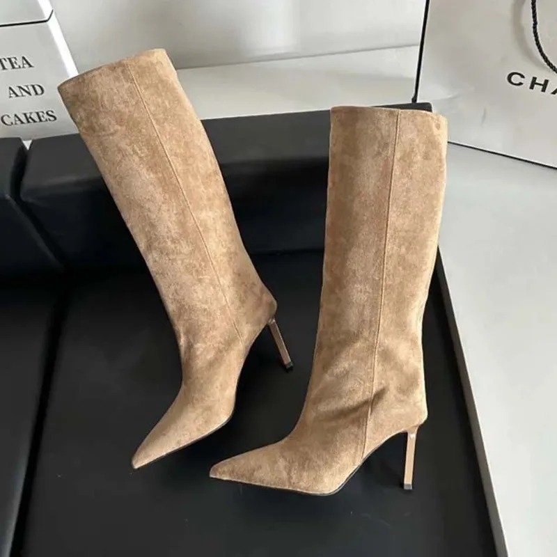 Luxury Women Long Boots Fashio - Embroidery Shoes reseña y precio