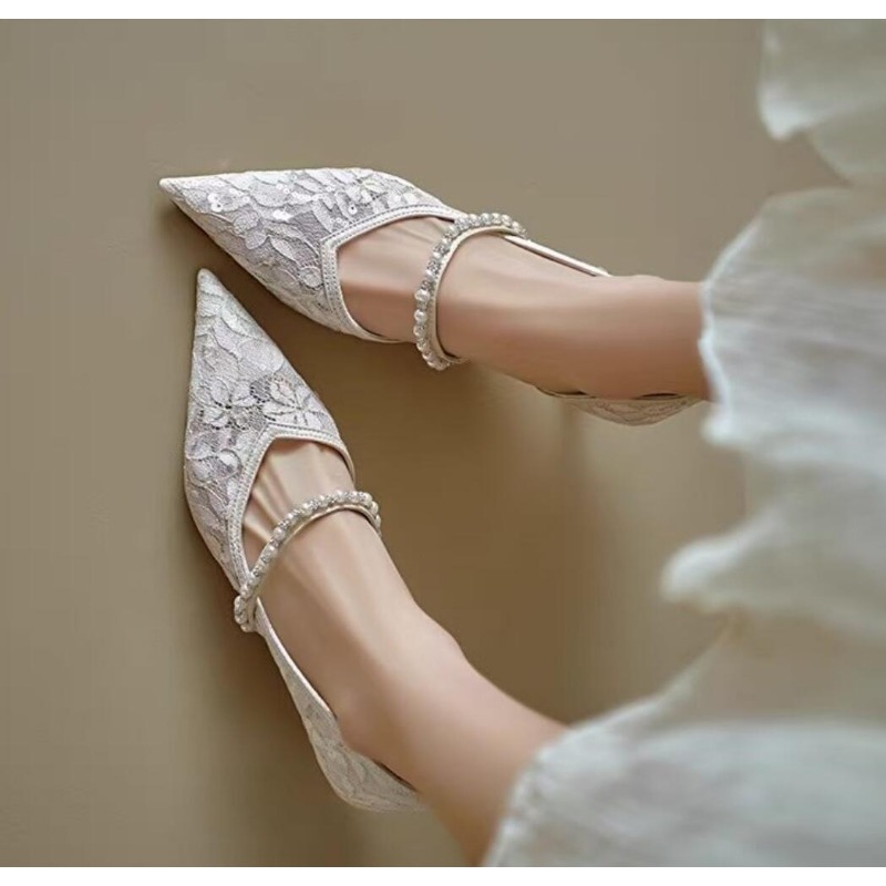 Sexy Lace Embroidery High Heel - Embroidery Lace reseña y precio