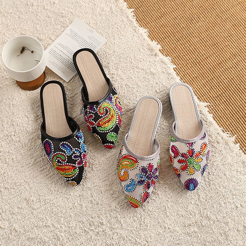 Traditional Women's Embroidere - Embroidery Shoes reseña y precio