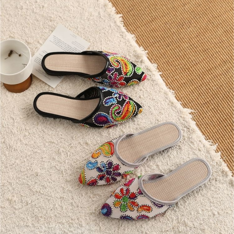 Traditional Women's Embroidere - Embroidery Shoes reseña y precio