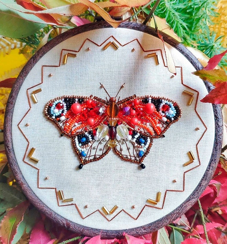 Insect Bead Embroidery DIY Cra - Embroidery Workshop reseña y precio