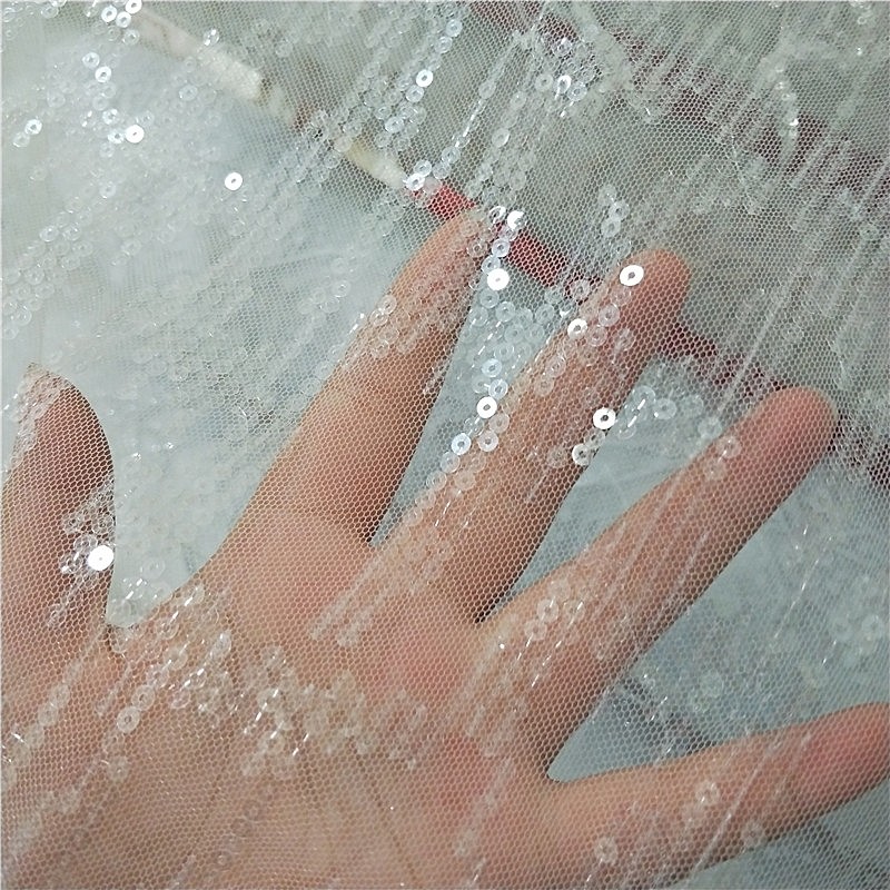 Tulle Embroidery Fabric for We - Embroidery Net Dress reseña y precio