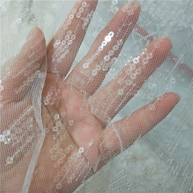 Tulle Embroidery Fabric for We - Embroidery Net Dress reseña y precio