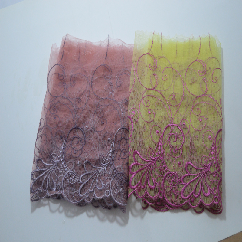2Yards/Lot 18Cm Wide Yellow Or - Embroidery Yellow Dress reseña y precio
