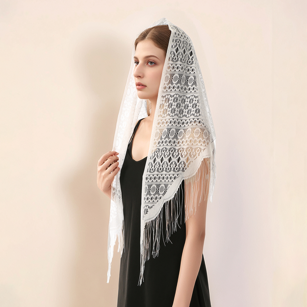 Fashion Lace Embroidery Triang - Embroidery Hijab reseña y precio