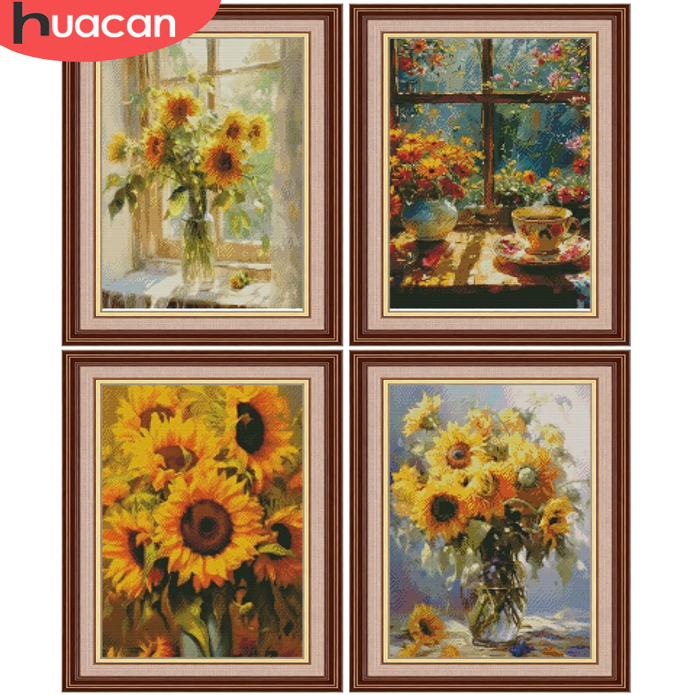 HUACAN Embroidery Packages Sun - Embroidery Guide Paper reseña y precio