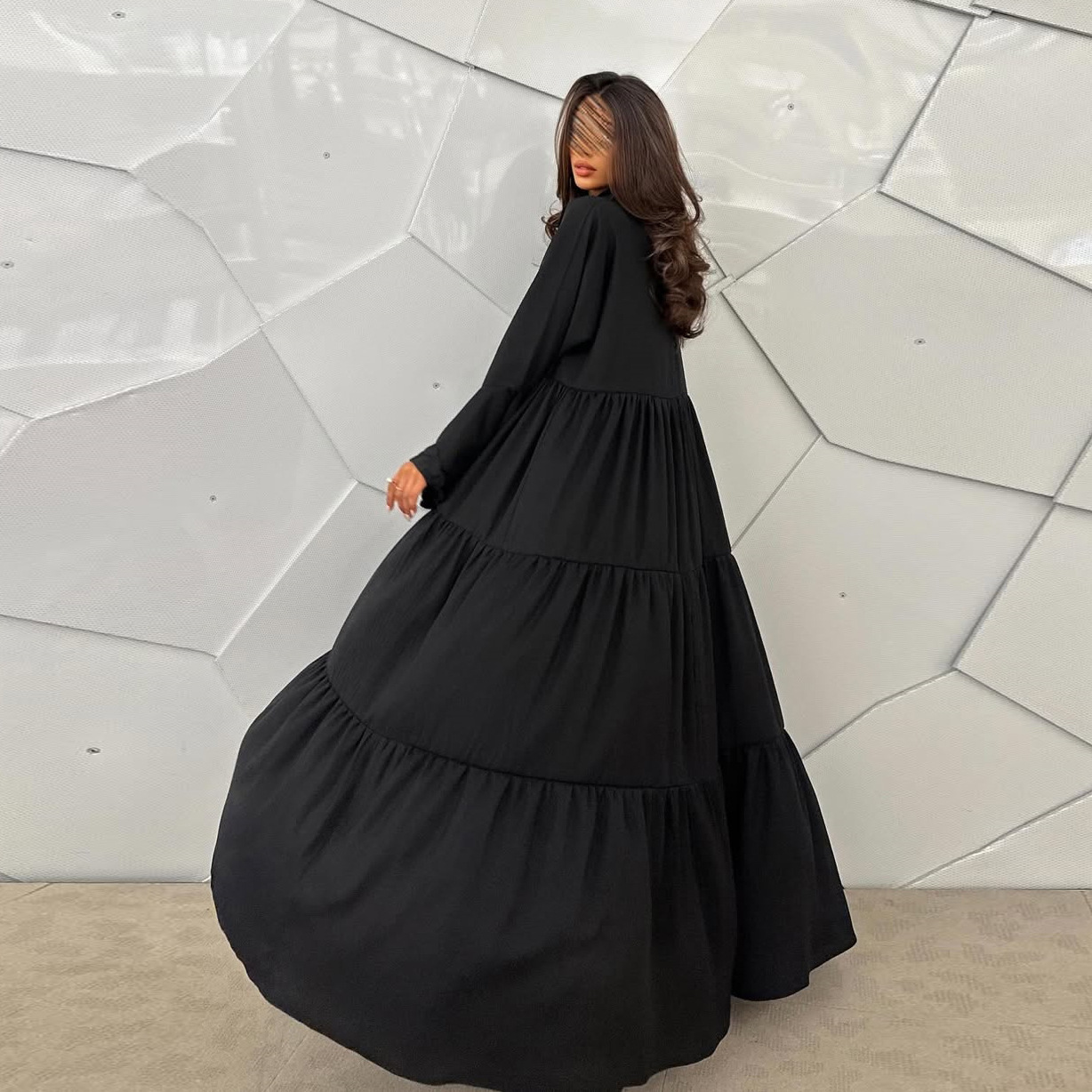 Muslim Hijab Dress Women Flare - Embroidery Hijab reseña y precio