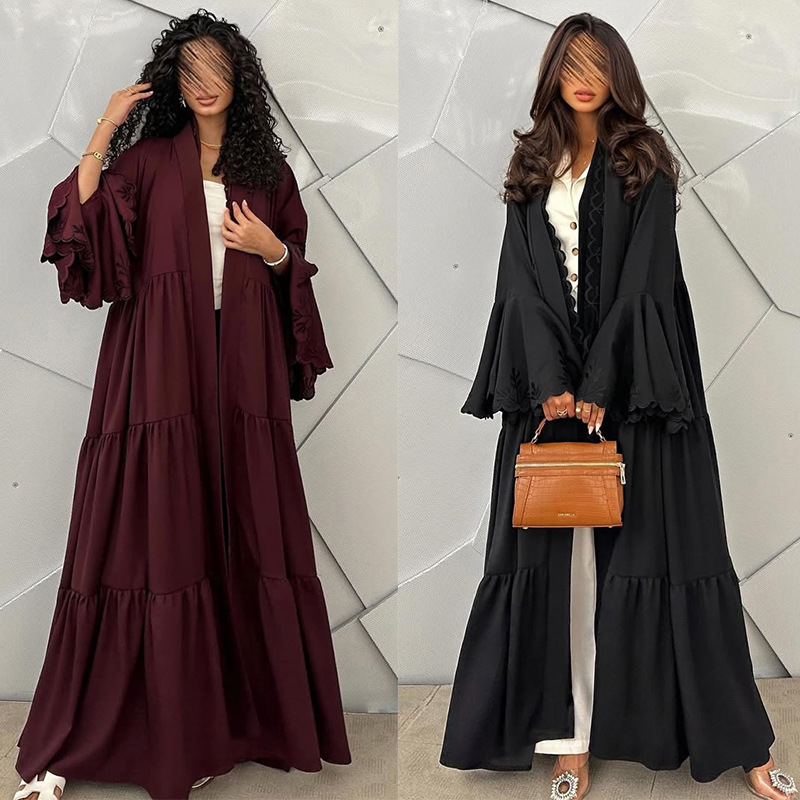 Muslim Hijab Dress Women Flare - Embroidery Hijab reseña y precio