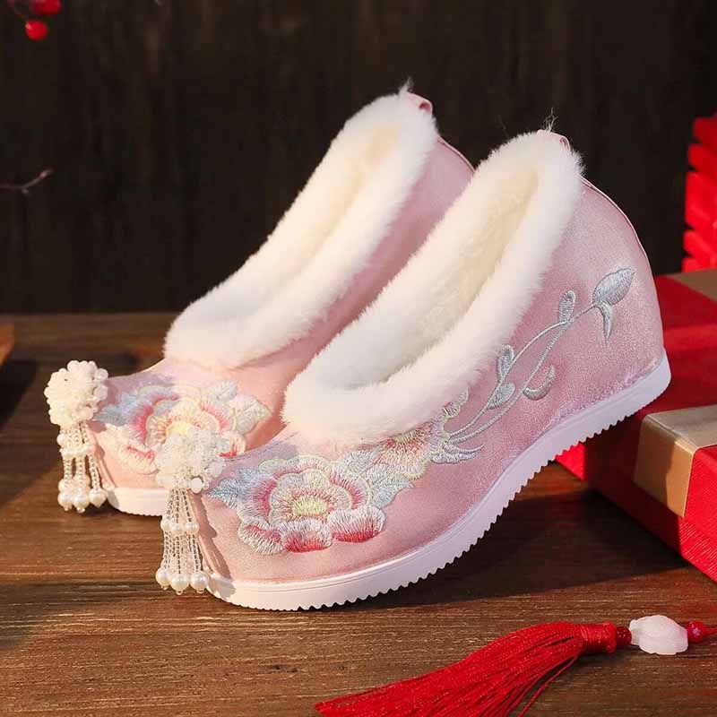 Women`s Plus Size 41# Hanfu Em - Embroidery Shoes reseña y precio
