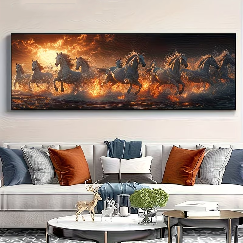 Magnificent Landscape DIY Diam - Embroidery Running Stitch reseña y precio