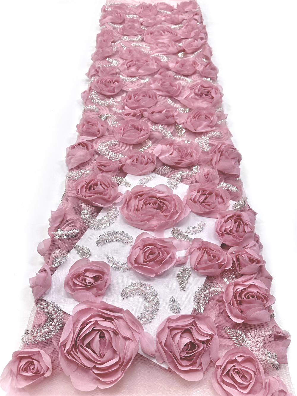 High quality,Beads With 3D Flo - Embroidery Net Dress reseña y precio