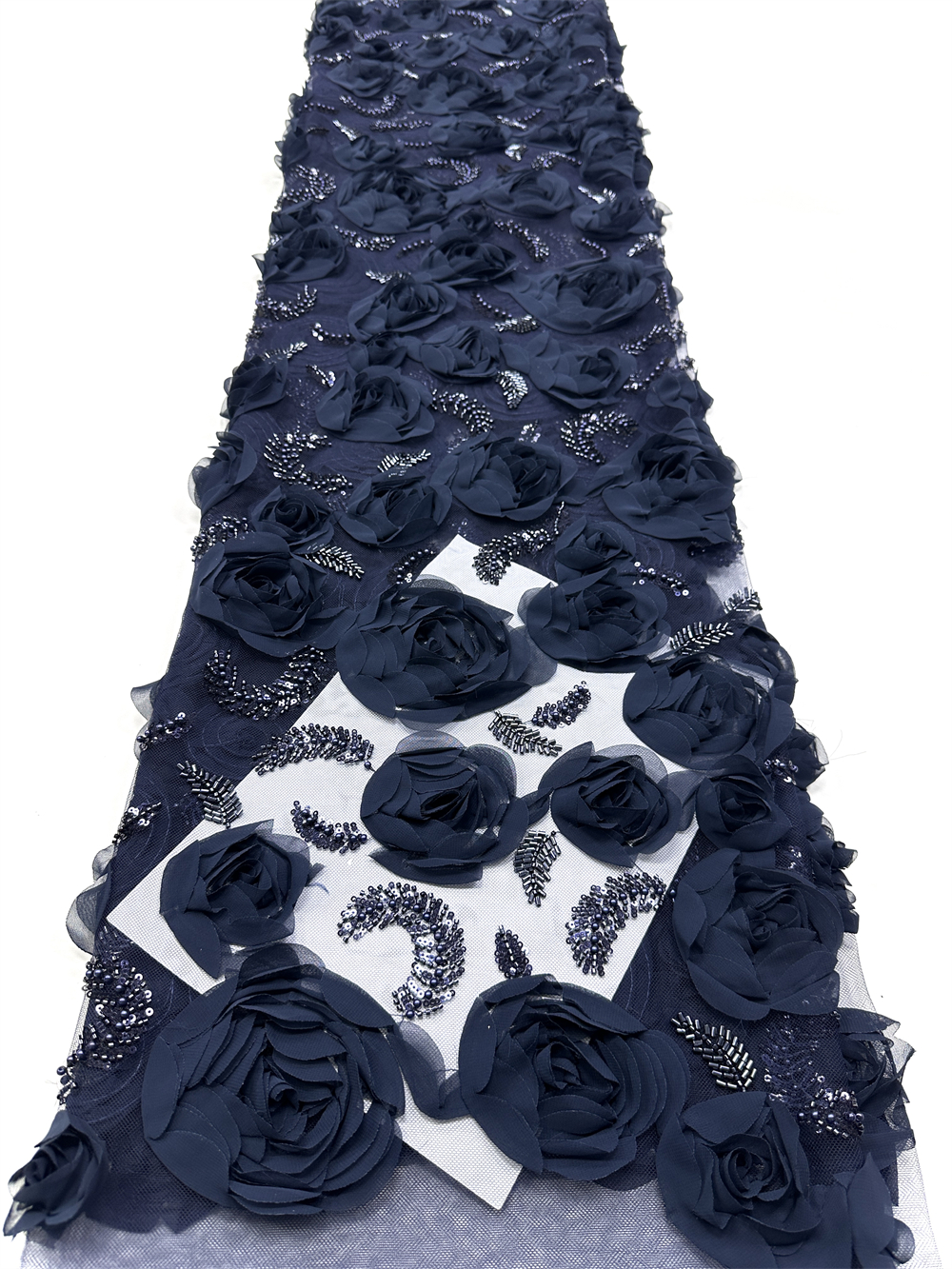 High quality,Beads With 3D Flo - Embroidery Net Dress reseña y precio