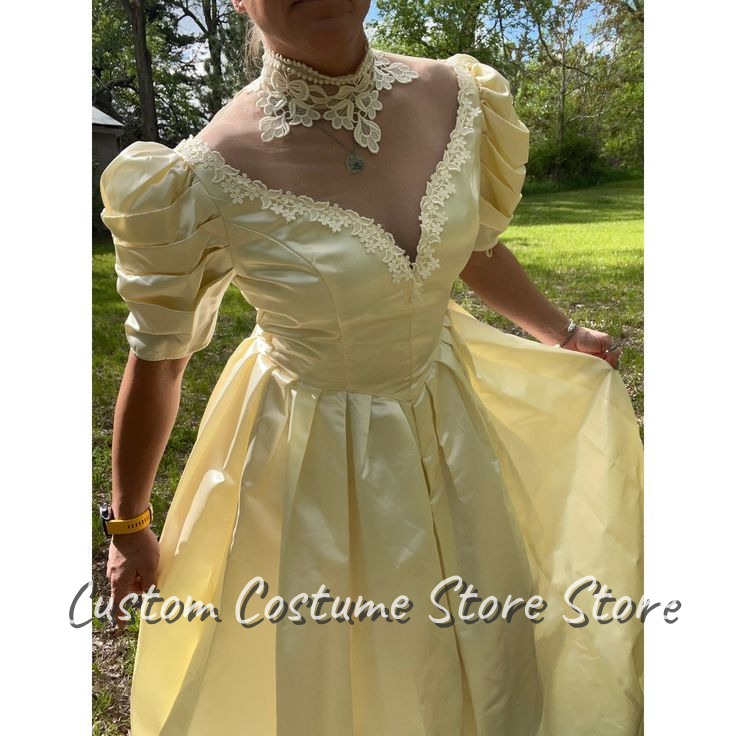 Customized Yellow Gorgeous Vic - Embroidery Yellow Dress reseña y precio