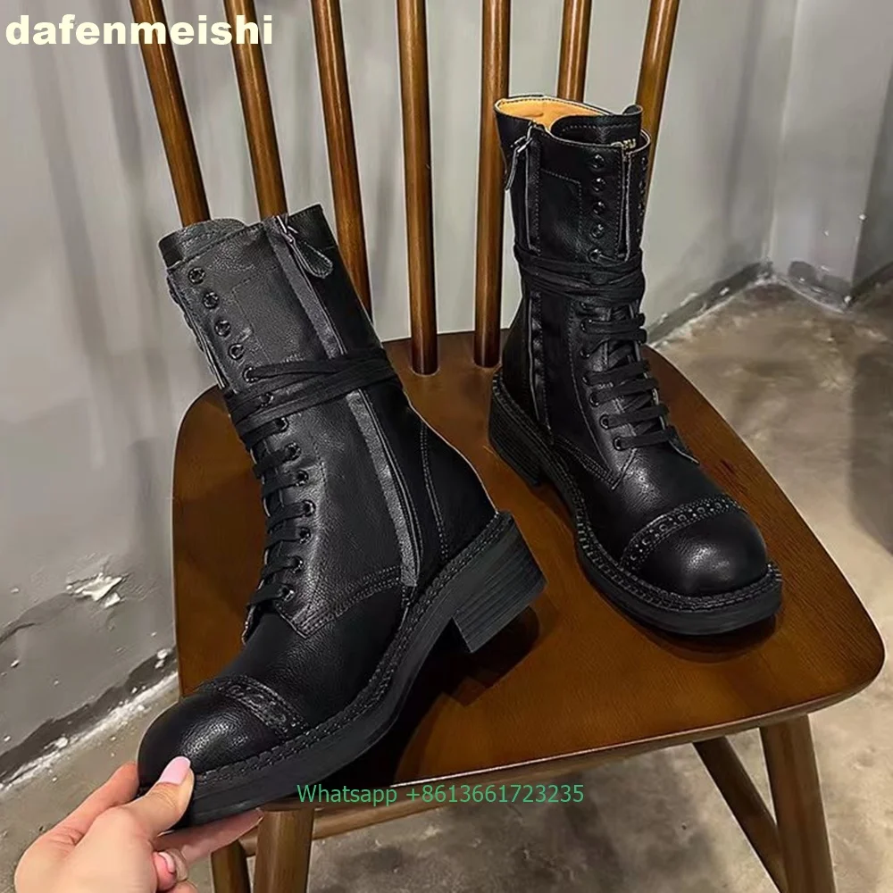 2026 New Retro Knight Boots fo - Embroidery Lace reseña y precio