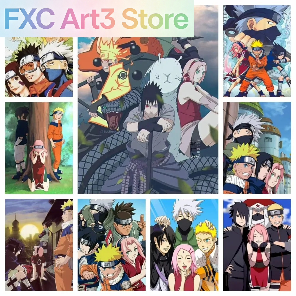 Frameless 1pc Naruto Class Sev - Embroidery Painting reseña y precio