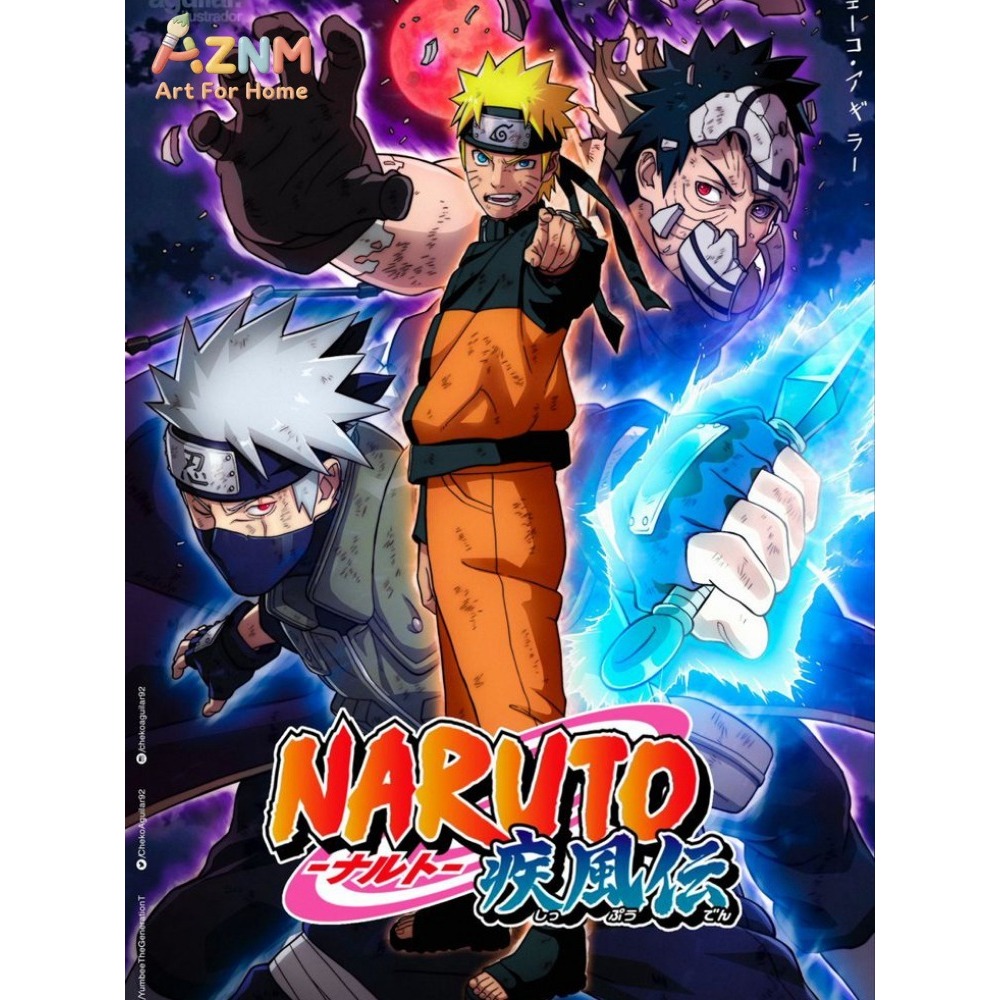 Frameless 1pc Naruto Class Sev - Embroidery Painting reseña y precio