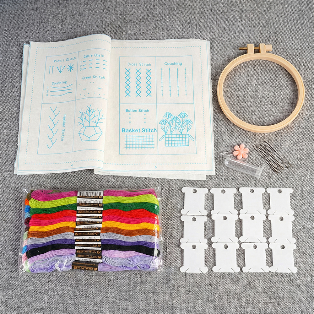 Hand-Embroidery Books Starter  - Embroidery Guide Paper reseña y precio