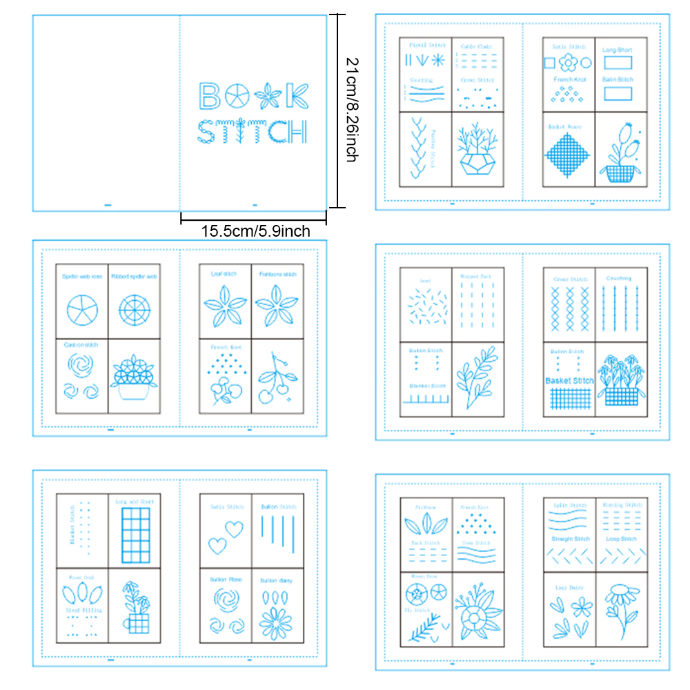 Hand-Embroidery Books Starter  - Embroidery Guide Paper reseña y precio