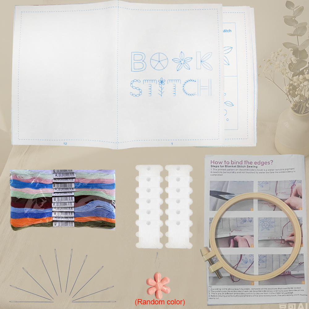 Hand-Embroidery Books Starter  - Embroidery Guide Paper reseña y precio