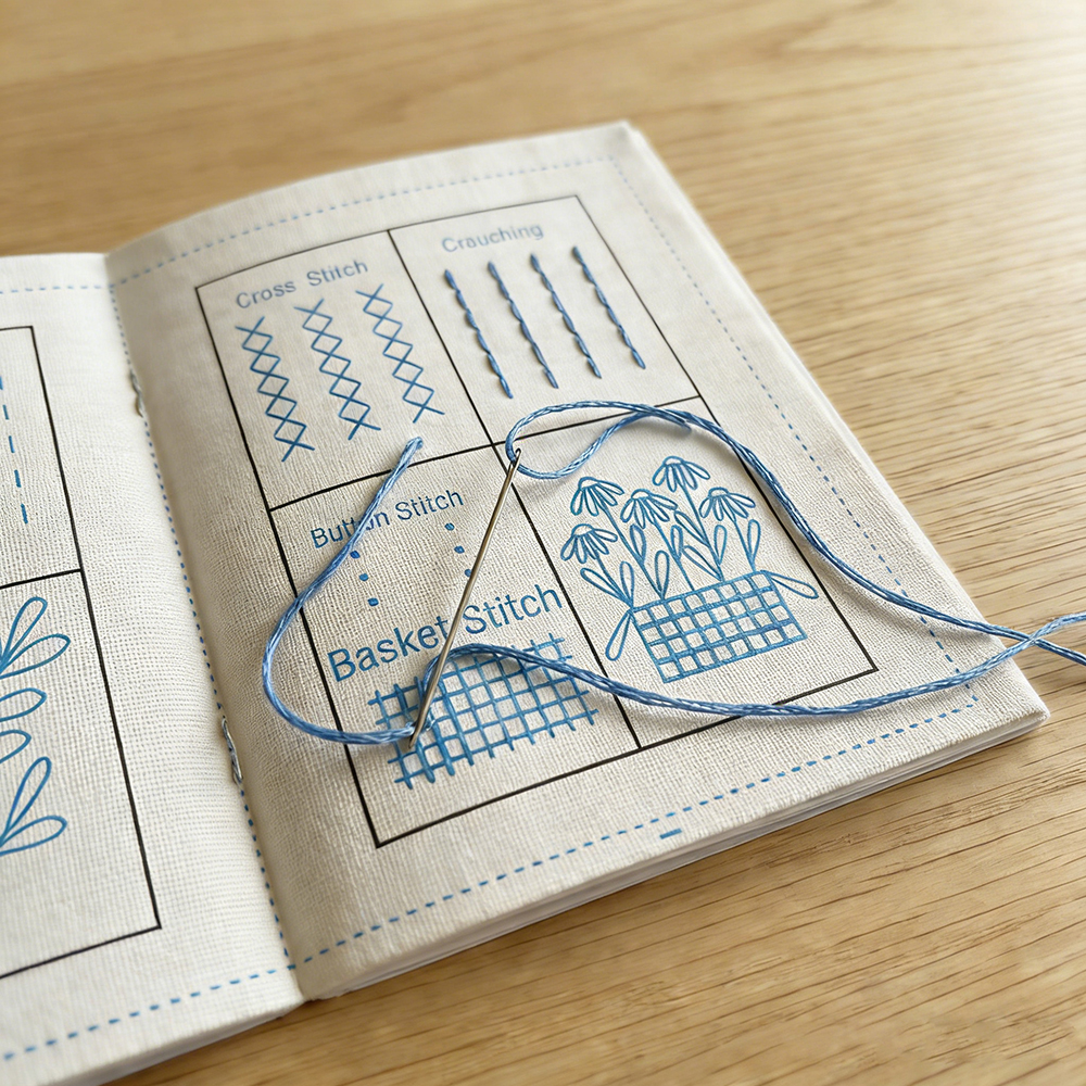 Hand-Embroidery Books Starter  - Embroidery Guide Paper reseña y precio