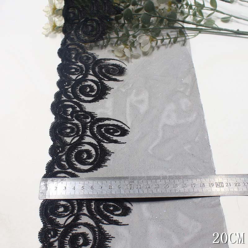 28Yards Embroidery Lace Fabric - Embroidery Yellow Dress reseña y precio