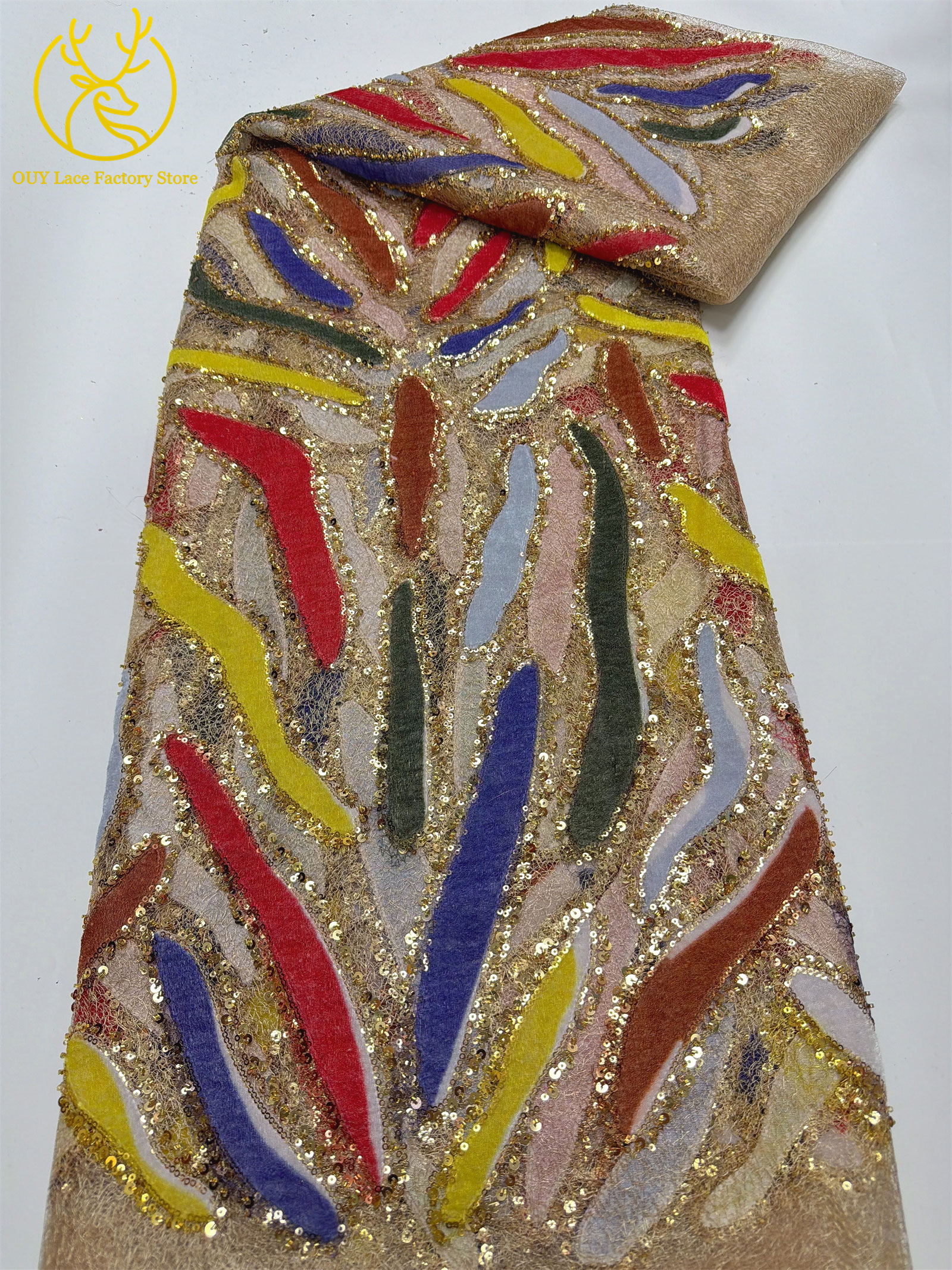 Golden Yellow French Tulle Emb - Embroidery Yellow Dress reseña y precio
