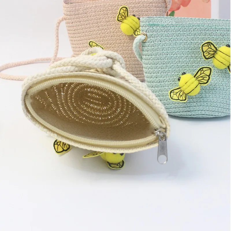 Children's Straw Crossbody Bag - Embroidery Wallet reseña y precio