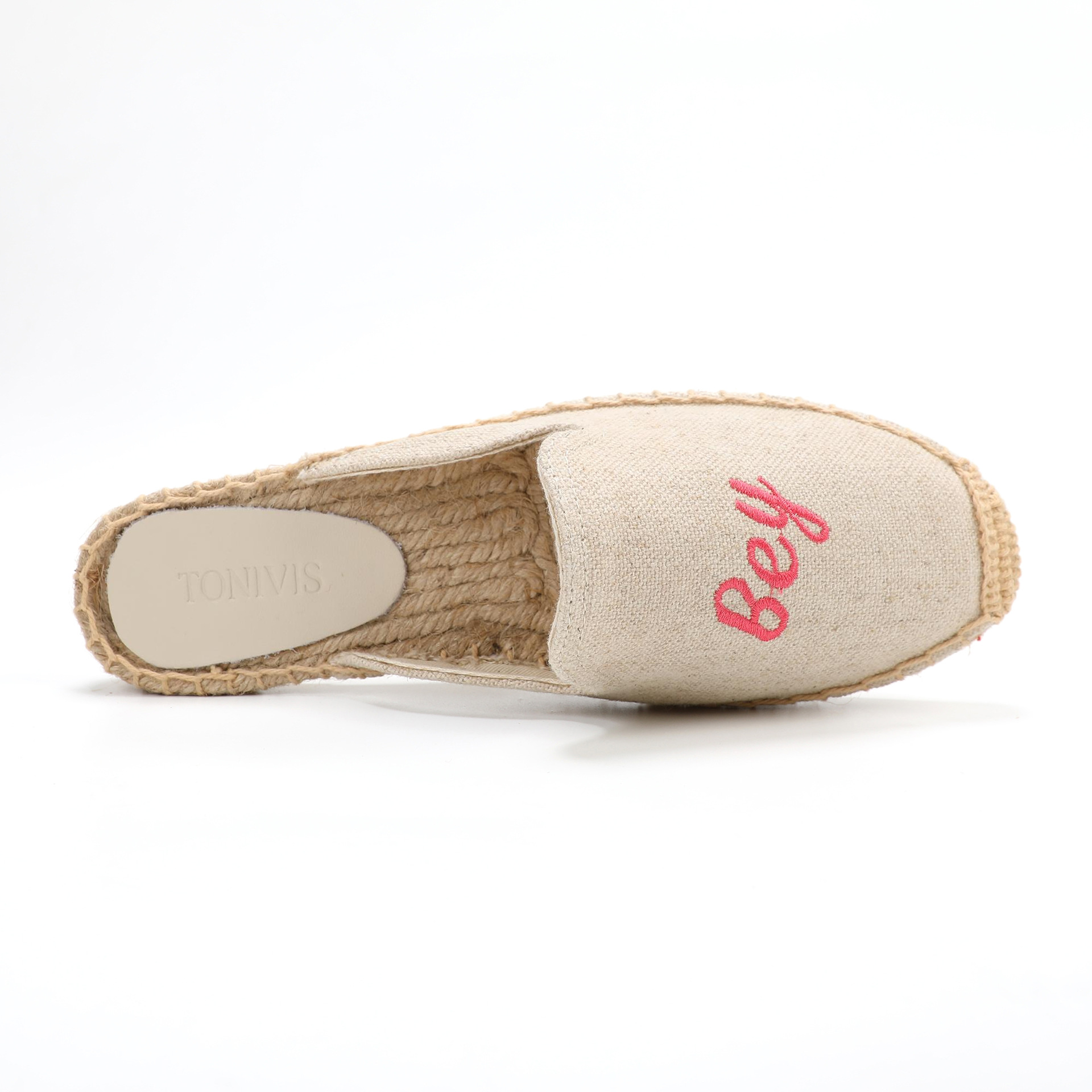 Women Floral Embroidered Espad - Embroidery Print reseña y precio