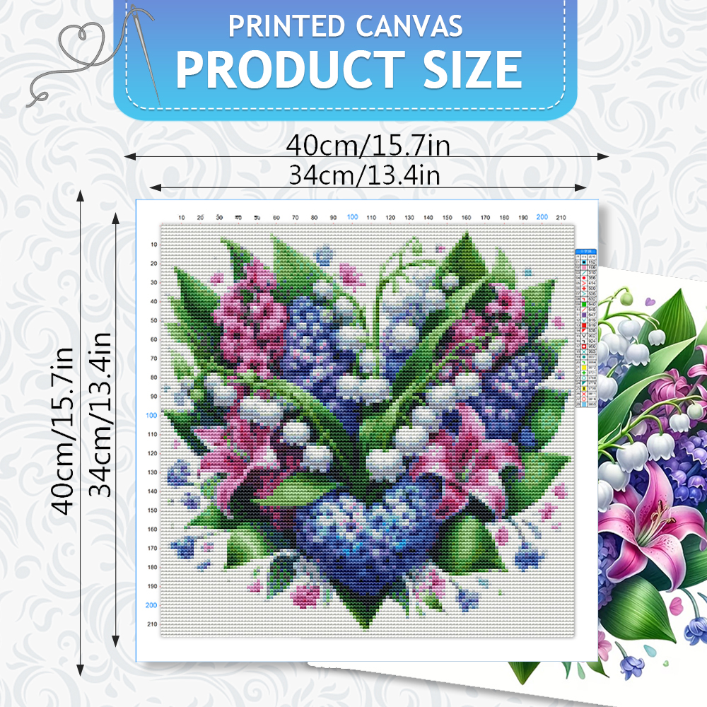 HUACAN 11CT Cross Point Embroi - Embroidery Guide Paper reseña y precio