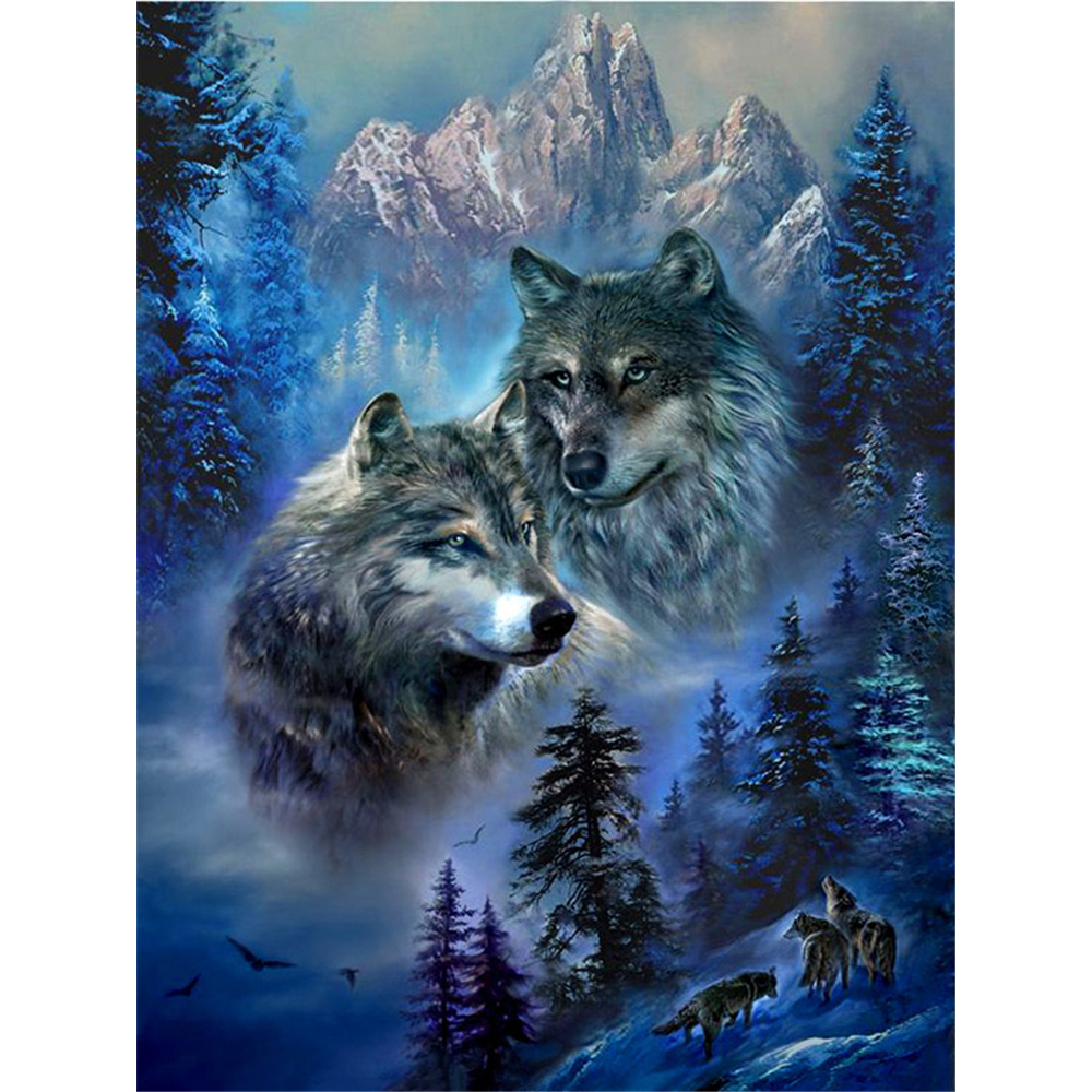Animal Wolf DIY 11CT Embroider - Embroidery Kurta Men reseña y precio