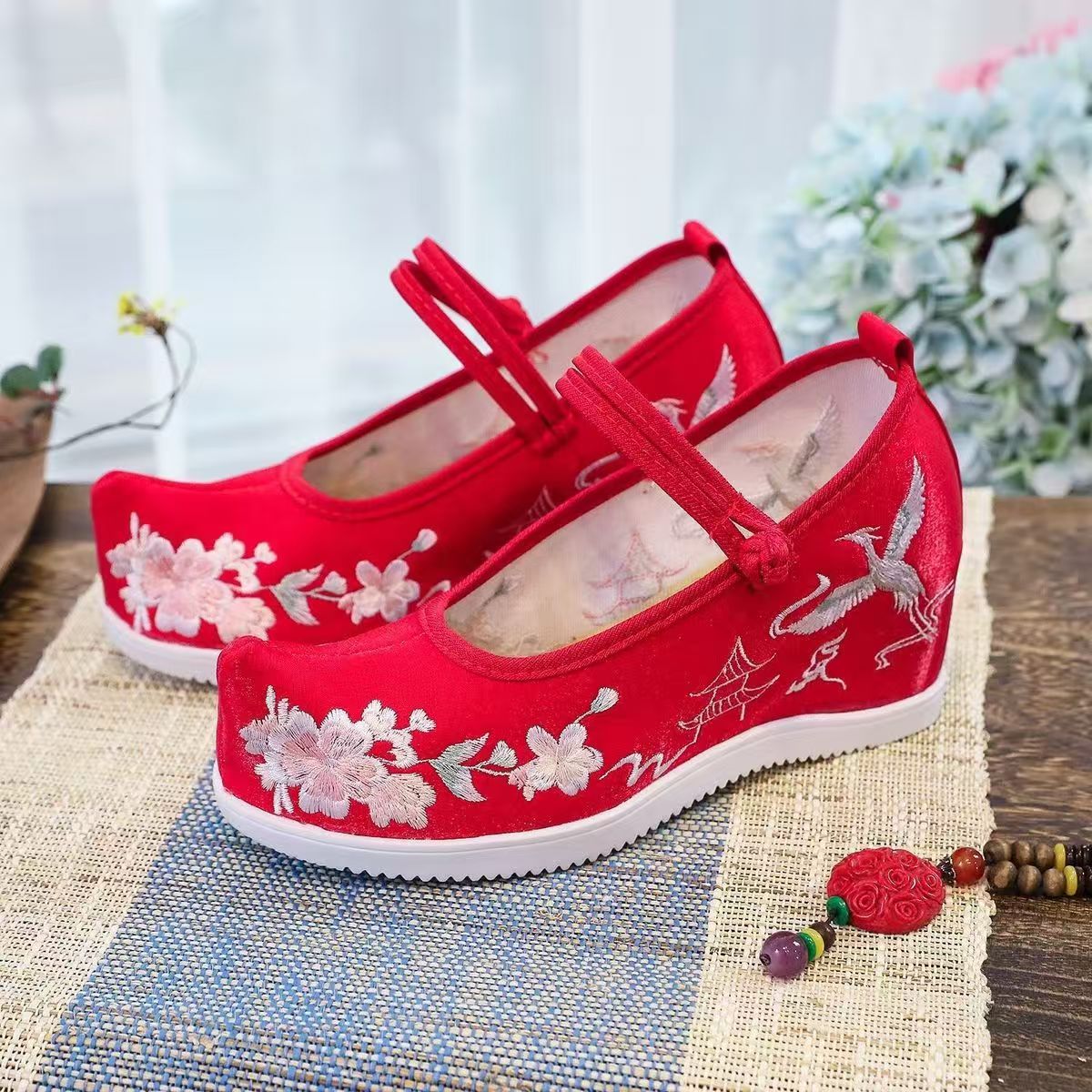Women Increased Internal Embro - Embroidery Shoes reseña y precio