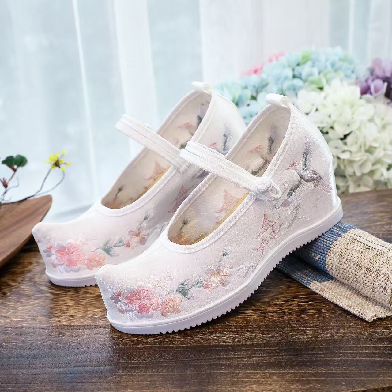 Women Increased Internal Embro - Embroidery Shoes reseña y precio