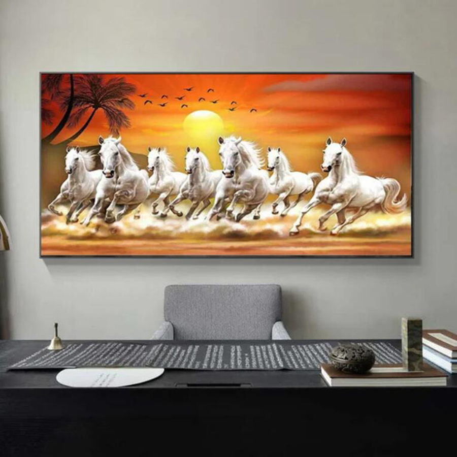 Eight Running Horses Large Siz - Embroidery Running Stitch reseña y precio