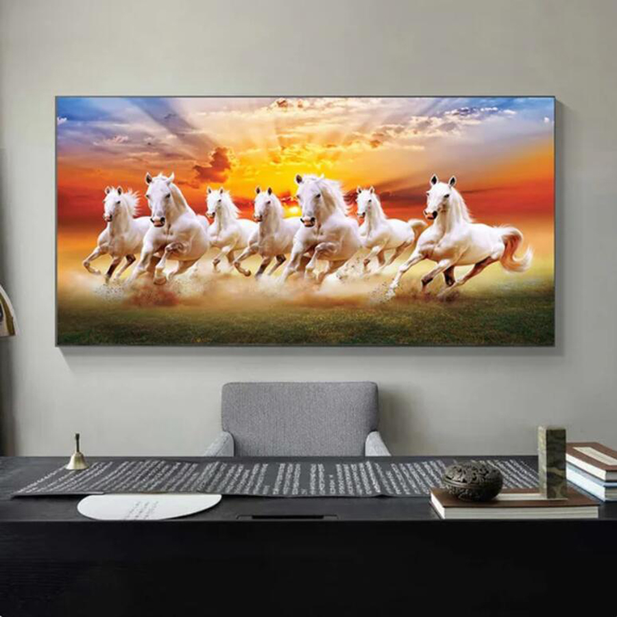 Eight Running Horses Large Siz - Embroidery Running Stitch reseña y precio