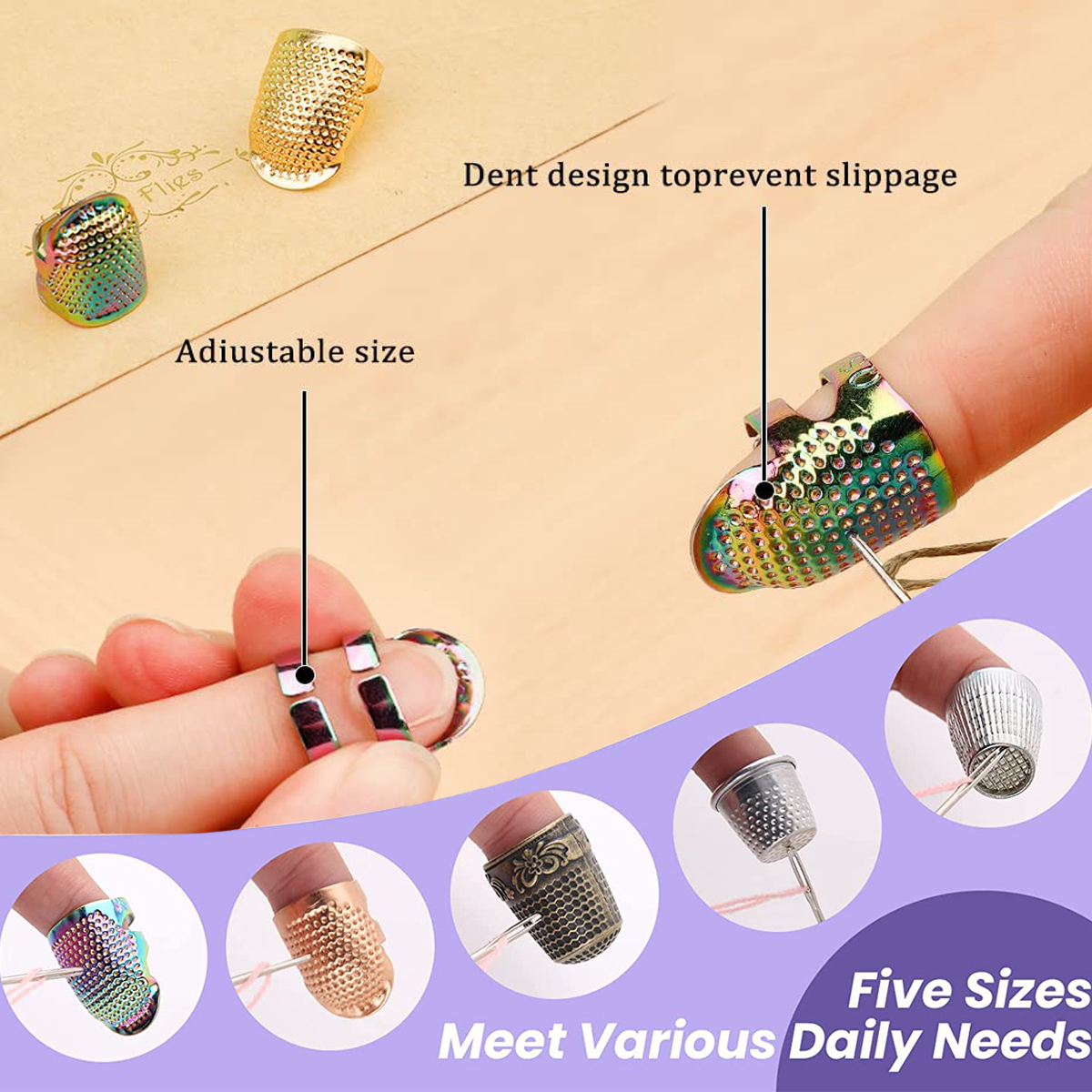 Hand-Working Sewing Thimble Me - Embroidery Workshop reseña y precio