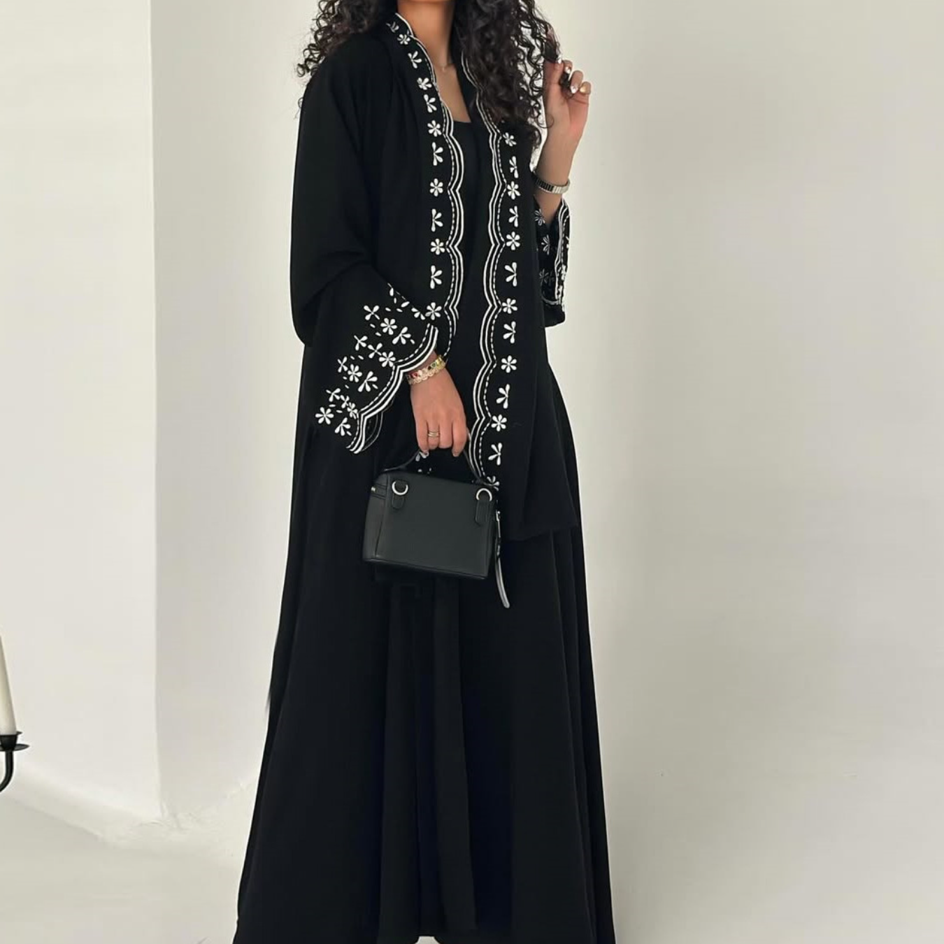 Ramadan Embroidery Cardigan Mo - Embroidery Hijab reseña y precio