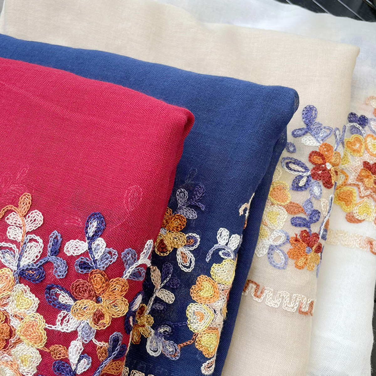 2025 New Soft Cotton Hijab Sca - Embroidery Hijab reseña y precio